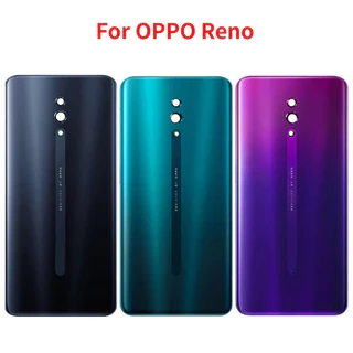 Mới Mặt Sau Kính Cho OPPO Reno CPH1917 Pin Mặt Sau Cửa Sau Nhà Ở Ốp điện thoại Thay Thế