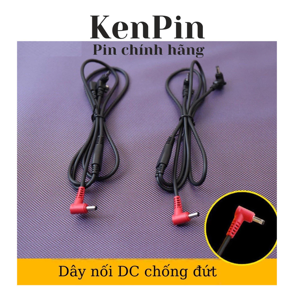 Dây cáp DC kết nối 2 Quạt vào Pin Áo Điều Hòa Chính hãng, Cao Cấp, Gia cường chống đứt DA02