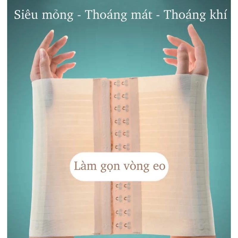 Đai Nịt Bụng Latex Định Hình Eo Gom Mỡ Bụng Chất Su Đúc Thoáng Mát Mỏng Nhẹ Hàng Cao Cấp -  230760