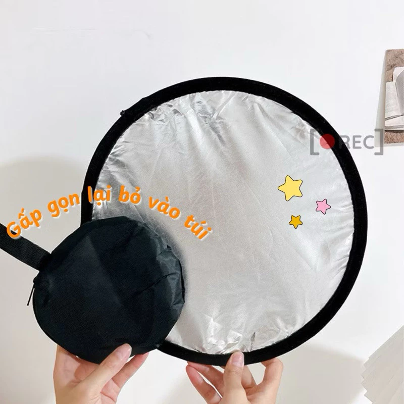 Tấm hắt sáng tấm phản quang ánh sáng vàng - bạc