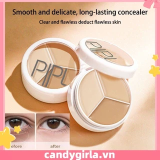 ✳Candy PIPL Concealer Plate Che Phủ Hiệu Quả Các Khuyết điểm Bền Bỉ Phù Hợp Với Làn Da Làm Sáng Tông Màu Da Tự Nhiên Dưỡng ẩm Không Làm Khô Che Quầng Thâm Mắt Bảng Che Khuyết điểm Có Thể điều Chỉnh Girla.vn