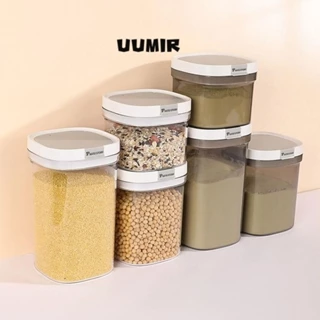 UUMIR Hộp đựng sữa bột, Hộp đựng thìa cạo miễn phí BPA, Hộp đựng kín khí, Hộp đựng thực phẩm có thể tái sử dụng chống tia cực tím