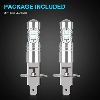 Bán 2 Bóng Đèn Pha Tự Động LED H1 8000K 100W Ice Blue Siêu Sáng Đèn Sương Mù Ô Tô Shop