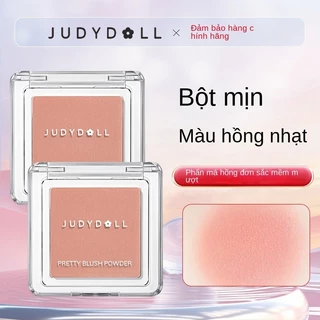 Judydoll má hồng Đơn Sắc Blush Độ Bóng Cao Đường Viền Blush Tím Xanh Đào Mờ Tiềm Năng Tự Nhiên Thu Nhỏ Mở Rộng judydoll tạo khối