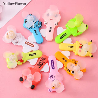 Yellowflower Hoạt Hình Quạt Áp Lực Tay Đồ Chơi Trẻ Em Gấu Ếch Dễ Thương Mini Học Sinh Di Động Cầm Tay Hướng Dẫn Sử Dụng Mùa Hè Quạt Nhỏ TH