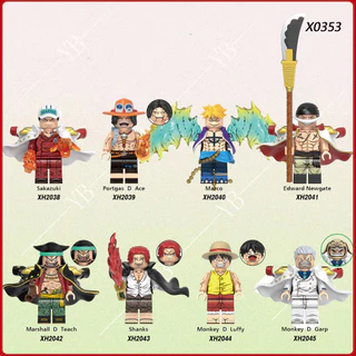 Đồ chơi Anime Luffy Zoro mô hình minifigure lắp ráp khối xây dựng đồ chơi