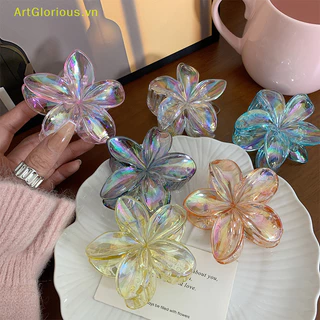 Artglorious 1 Chiếc Đi Biển Kỳ Nghỉ Phong Cách Bohemia Thời Trang Trứng Hoa Kẹp Tóc Hoa Lớn Vuốt Tóc Kẹp Tóc Cho Nữ Bé Gái Phụ Kiện VN