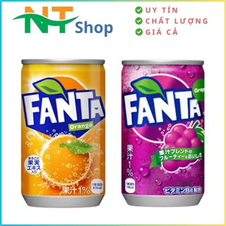 Nước Ngọt Fanta Nhật Bản Vi Nho  Vị Cam -  Dung Tích 160 ml