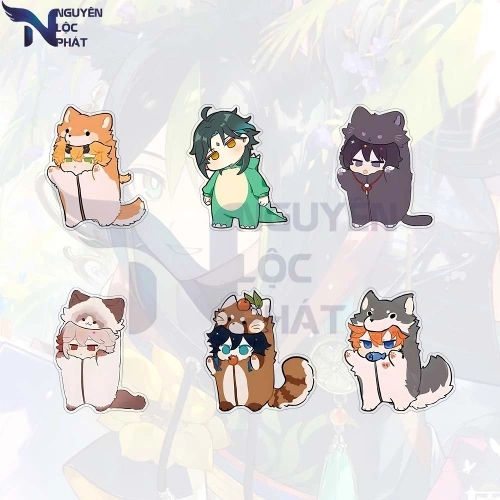 Huy Hiệu Cài Áo Bằng acrylic Hình Hoạt Hình Dễ Thương nlp shop anime
