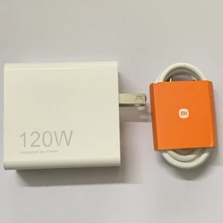 Bộ Sạc Siêu Nhanh Xiaomi GaN 120W - Củ sạc + Cáp sạc nhanh USB to Type C cho Huawei Xiaomi Samsung Oppo Vivo