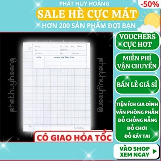 Combo 30 tờ giấy kiểm tra✅FREESHIP🚛Có video thật 🎥Combo 30 tờ giấy kiểm tra học sinh giấy dày không lem - Phát Huy Hoàng