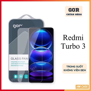 Cường Lực Gor Redmi Turbo 3 / Poco F6 (5G) / Poco F6 Pro (5G), Trong suốt không Full màn hình vát cạnh 2.5D