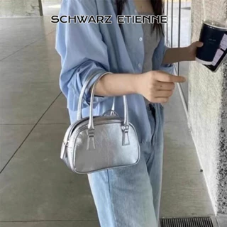 Túi xách SCHWARZ ETIENNE Boston, túi đeo vai sáng bóng đa năng thiết kế Hàn Quốc