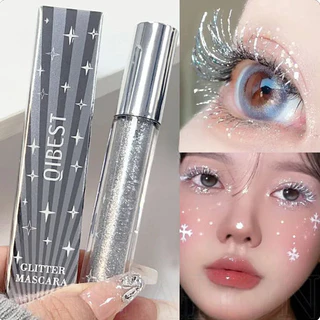 [Shaqinuo] Mascara lấp lánh bạc-Cream - Fine Flash Curly Eye Black - Chống thấm nước, Chống mồ hôi, Lâu trôi, Sấy nhanh - Phấn nền lông mi sáng - Mỹ phẩm trang điểm mắt