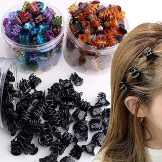 10 Chiếc Móng Vuốt Tóc Mini Nhựa Trong Suốt - Kẹp Bên Nổ - Phụ Kiện Tóc Barrettes - Mũ Đội Đầu, Kẹp Tóc - Ngọt Ngào, Kẹp Hàn Quốc - Kẹp Kẹp Kẹp - Phụ Kiện Tóc