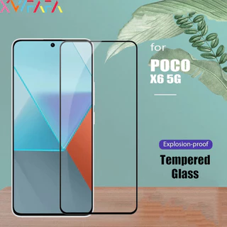 9h Full Cover HD Kính Cường Lực Bảo Vệ Màn Hình Cho Xiaomi Poco X6 M6 Pro C65 C61 13T Pro