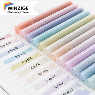 Winzige Set 6 Bút dạ quang đánh dấu highlighter pastel morandi nhiều màu marker dễ thương