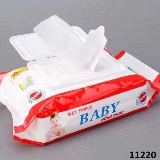 [Tổng Kho TP] GÓI 100 TỜ KHĂN GIẤY ƯỚT BABY PHÚ ĐẠT