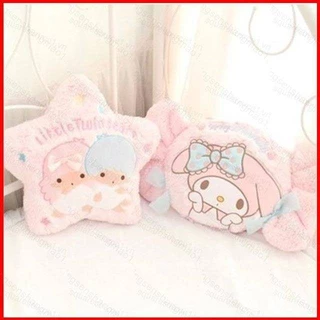 Sanrio Giai Điệu Ấm Tay Sang Trọng Gối Nhỏ Đôi Ngôi Sao Hoạt Hình Dễ Thương Kẹo Đệm Đồ Chơi Cho Bé Gái Quà Tặng Cho Trẻ Em