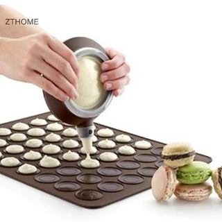 Zthome Silicone Nướng Thảm Lớn Hai Mặt Macaron Macaroon Món Tráng Miệng DIY Khuôn Tấm HOT