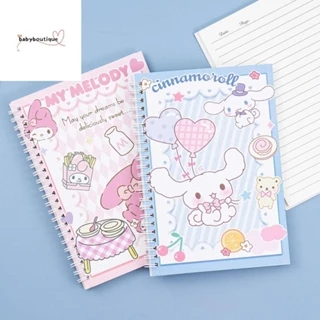 Babyboutique A5 Binder Ring Notepad, Anime Ghi Chú Lá Rời Notepad, Kawaii Kuromi Memo Notepad Office