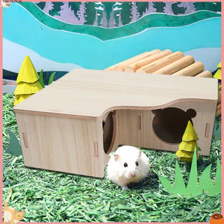 Toxicla39 Thang gỗ tự nhiên cho chuột hamster