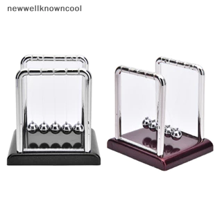 Newwellknowncool Newton 's Cradle Steel Balance Ball Vật lý Khoa học Con lắc Bàn Đồ chơi vui nhộn Quà tặng J, WWE