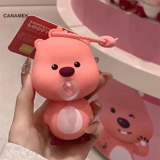 Canamek Hoạt Hình Dễ Thương Loopy Beaver Búp Bê Bóp Thổi Bong Bóng Móc Khóa Túi Mặt Dây Chuyền Deion Đồ Chơi Móc Chìa Khóa Ô Tô Treo Đồ Trang Trí Quà Tặng CSF