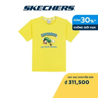 Skechers Bé Trai Áo Thun Tay Ngắn Thường Ngày DC Collection - SL423B350-001P (June_Live)