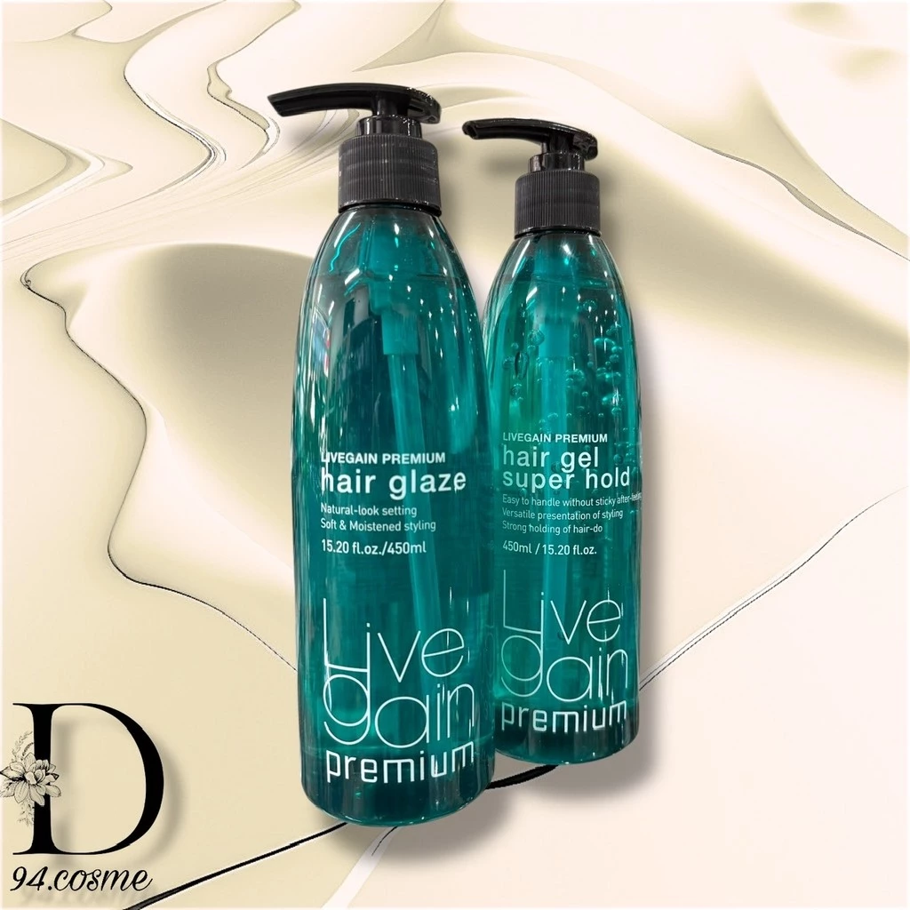 Gel Dưỡng Tóc Xoăn Live Gain premium Hàn Quốc 450ml – Giữ Nếp Hoàn Hảo, Suôn Mượt Tự Nhiên