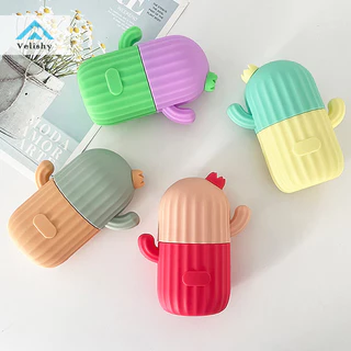 Velishy Xương Rồng Silicone Ice Cube Khay Làm Đẹp Lifg Đá Bóng Mặt Máy Mát Xa Đường Viền Con Lăn Mắt Điều Trị Da Mặt Giảm Mụn