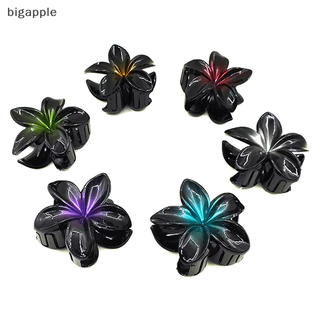 Bigapple Hoa Kẹp Tóc Hawaii Plumeria Tóc Vuốt Đi Biển Hoa Barrettes Kẹp Tóc Cho Người Phụ Nữ Kẹp Tóc Cua Cho Kẹp Tóc Accessorie RDG