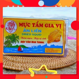 Mực cán tẩm gia vị đặc sản nha trang 500gr Loại 1