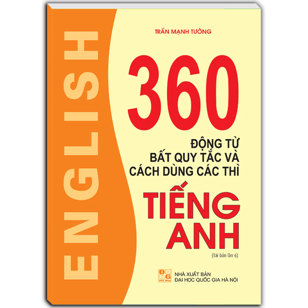 Sách - 360 động từ bất quy tắc và cách dùng các thì tiếng anh (không màu) (MT)