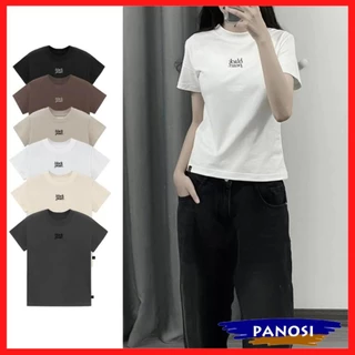 Áo thun nữ áo baby tee áo phông nữ cổ tròn tay ngắn black fearl  hot trend A142 PANOSI