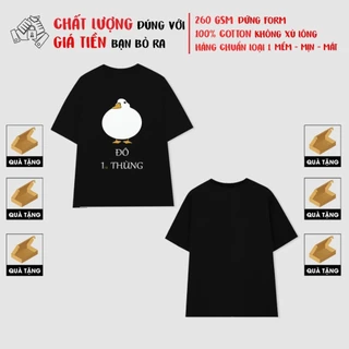 Áo thun local brand in chữ ĐÔ 1/2 THÙNG áo tay lỡ đáng yêu áo phông nữ form rộng sành điệu HHU023