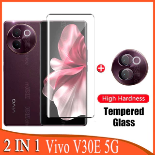 Bảo Vệ Màn Hình 2 Trong 1 Cho Vivo V30E 5G vivoV30E vivoV30 E 2024 Full Cover Kính Cường Lực Mặt Trước Mặt Sau Bảo Vệ Ống Kính