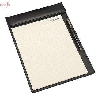 Bảng Viết NEDFS, Hộp Đựng Bút Giấy Da PU, Thư Mục Clipboard Bền Di Động Đa Năng Y Tá