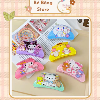 Kẹp Càng Cua Hoạt Hình Sanrio, Kuromi, Melody