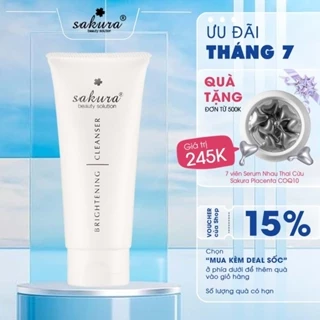 Sữa rửa mặt dưỡng trắng da Sakura Brightening Cleanser 100ml