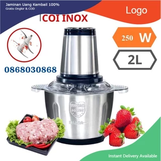 🌟BẢO HÀNH 1 ĐỔI 1🌟 Máy xay thịt, máy xay đa năng, công suất 250W, cối inox304, 4 lưỡi dao sắc bén