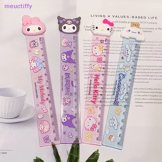 Meuctiffy Sanrio Thước Hello Kitty Kuromi Giai Điệu Của Tôi Cinnamoroll Hoạt Hình Trẻ Em Học Sinh 15cm Thước Kawaii Văn Phòng Phẩm Quà Tặng Ngẫu Nhiên VM