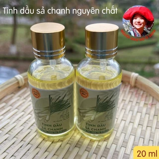 Tinh dầu sả chanh nguyên chất (chai 20ml), chưng cất thủ công. Tinh dầu xả chanh xông phòng, xịt phòng, treo xe ô tô