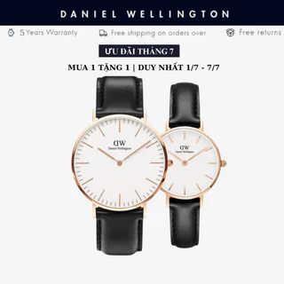 Đồng Hồ Nam Nữ Daniel Wellington Classic Sheffield Rose Gold White Size 40mm & 32mm Chính Hãng - DANIELSTORE.