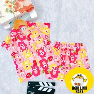 Pyjama đùi cho bé, đồ bộ tole bé trai có tay size từ 11-40kg - Nghi Linh Baby