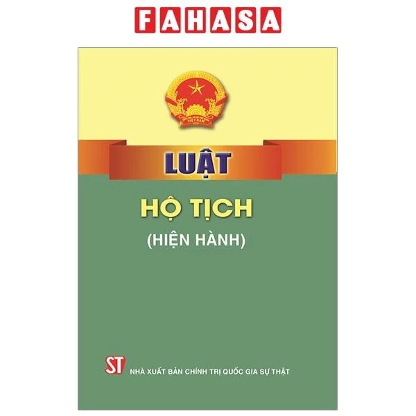 Sách Luật Hộ Tịch (Hiện Hành)