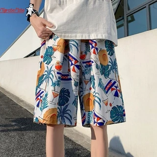 Quần short đi biển nam siêu mỏng, quần nhà, quần short cotton dày và to