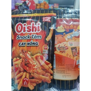 Snack Tôm Cay Nồng Oishi Túi Zip 70g