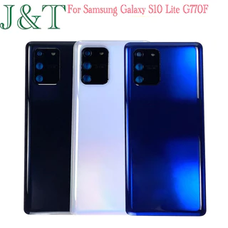 Mới Cho Samsung Galaxy S10 Lite SMG770DS G770F Pin Mặt Sau Cửa Sau Nhựa Bảng S10Lite Vỏ Dính Thay Thế