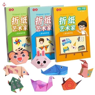 Trẻ Em Thủ Công Thủ Công Đồ Chơi Họa Tiết Động Vật Cho Bé Gái Origami Sách Giấy Tương Tác Cha Mẹ-Con DIY Thủ Công Giấy 3D Xếp Hình YK